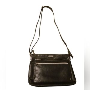 Kim Rogers Black Crossbody Bag with Adjustable Strap